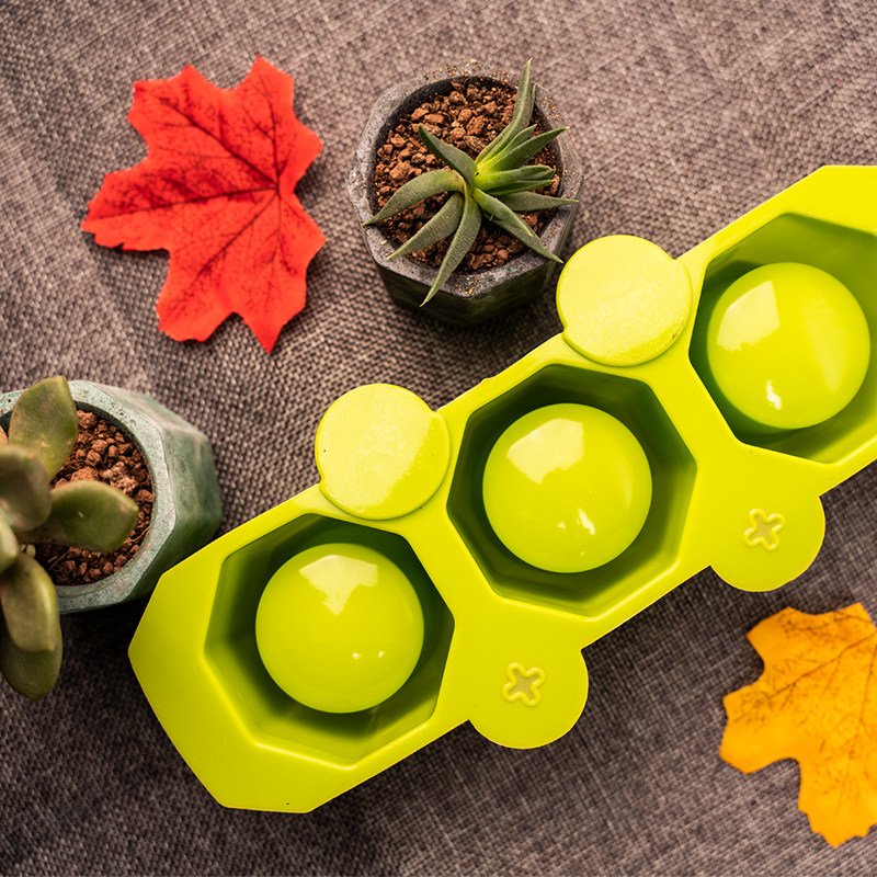 Cement Flowerpots Silicone Molds Polygonal Round Holes Multimeat Creative Little Flower Pots White Cement Diy Hand Creativity