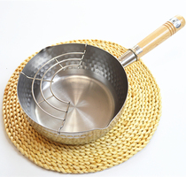 Xuiping pot oil rack household stainless steel semicircular pot edge fried oil filter oil control rack 18 20 22c Yoshikawa