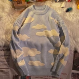 Tide, очень большой японский ретро свитер, парная одежда для влюбленных, трикотажный кардиган, большой размер