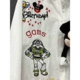 Мультяшная рубашка, размер, оверсайз, по фигуре