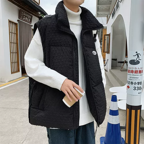 Очень большой японский демисезонный жилет с пухом подходит для мужчин и женщин, пуховик для отдыха, куртка, большой размер