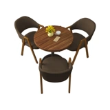 Обсудить таблицу и стулья Комбинация простой прием гостевого отдыха.