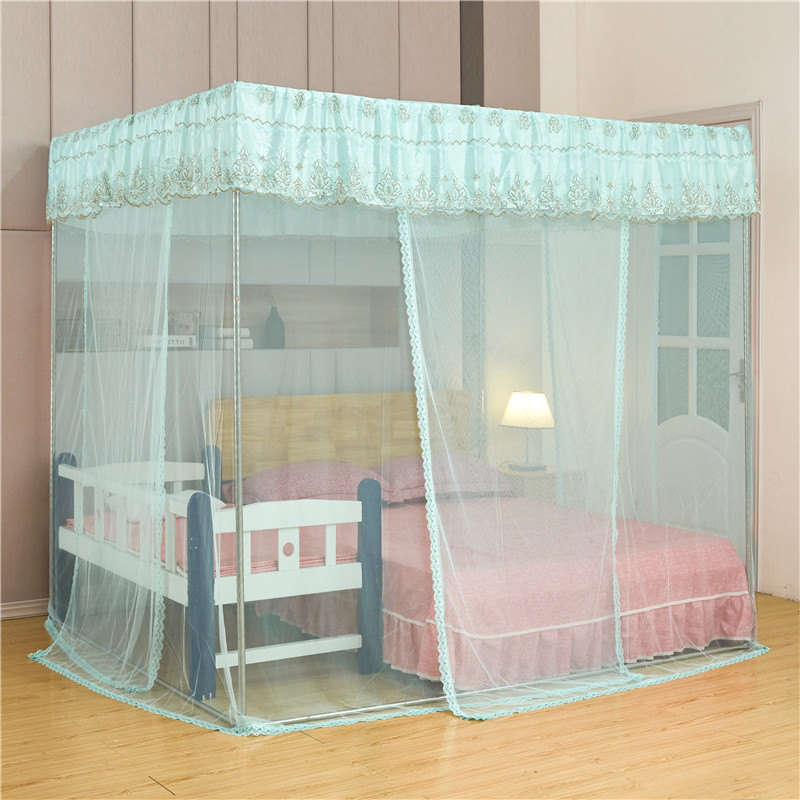 Set to be oversized primary-secondary bed Palace Bed Mosquito Net Increase Widening Splicing Size Bed Earth bed and tatami Mongolian bag floor