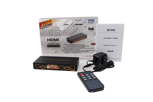 Audio Seperator HDMI 5.1 4K/1080p/3D дуговая дуга обратная передача аудио -гибридный процессор регулировки изображения