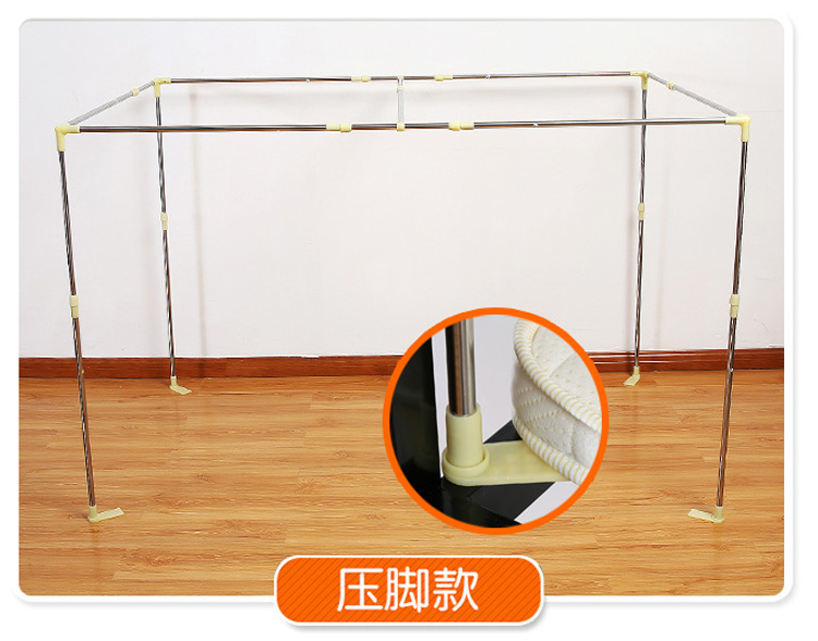 Giường ngủ khung sinh viên trên ký túc xá muỗi khung lưới có thể thu vào giường sắt phòng ngủ thép không gỉ cực đơn mua mẫu mùng khung đẹp
