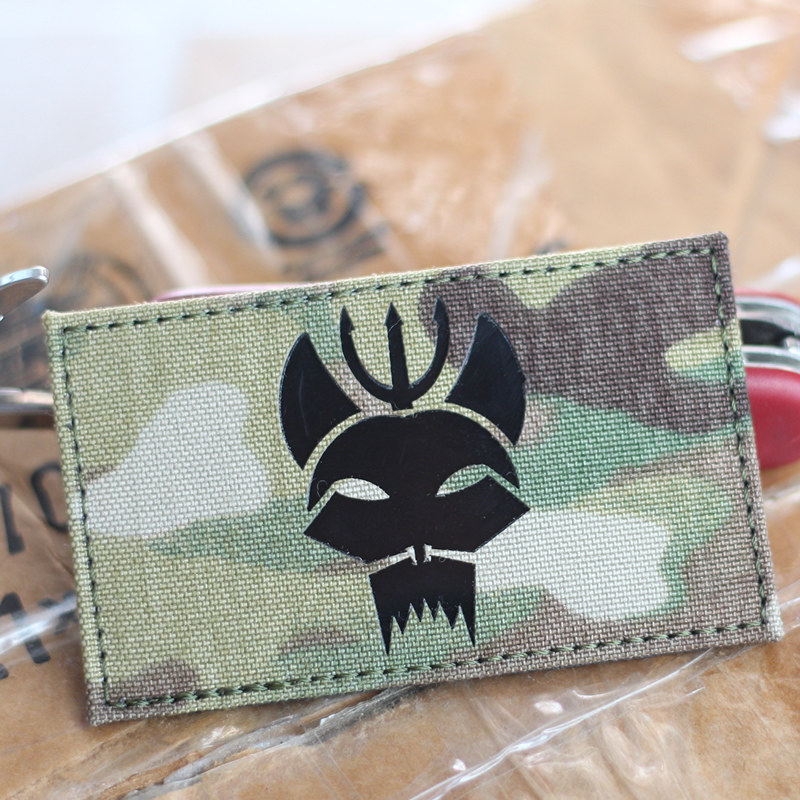 SEAL TEAM Identical Seals Fox Arm Chapters MC Mcbk Dark Night Camouflares Vest Reflective Morale Badge