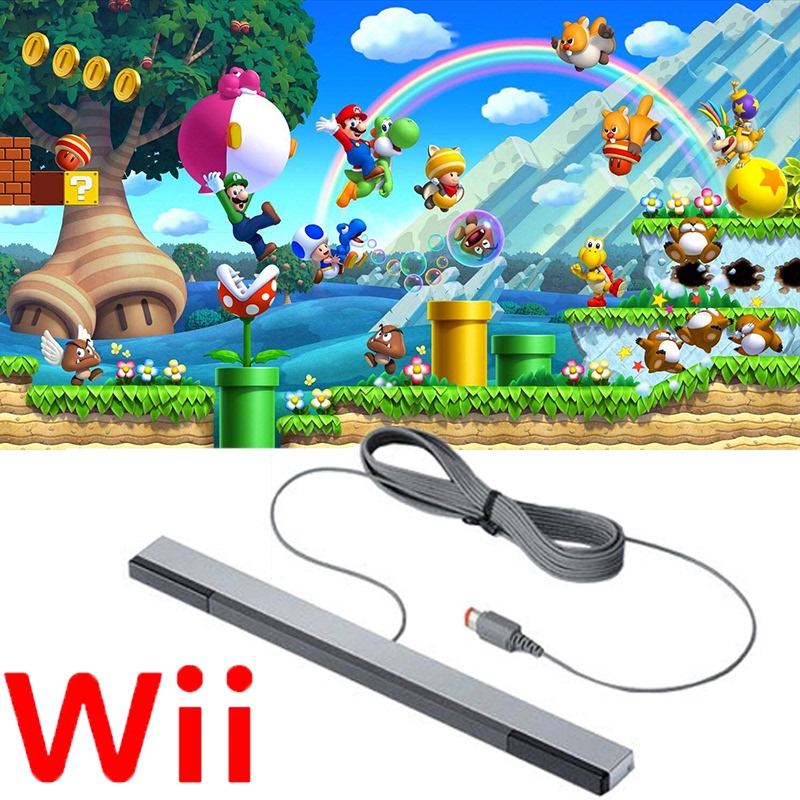Brand New Nintendo Original Wii Dedicated Accessory Console Wired Infrared Sensor Strip Sensor Controller Receiver
