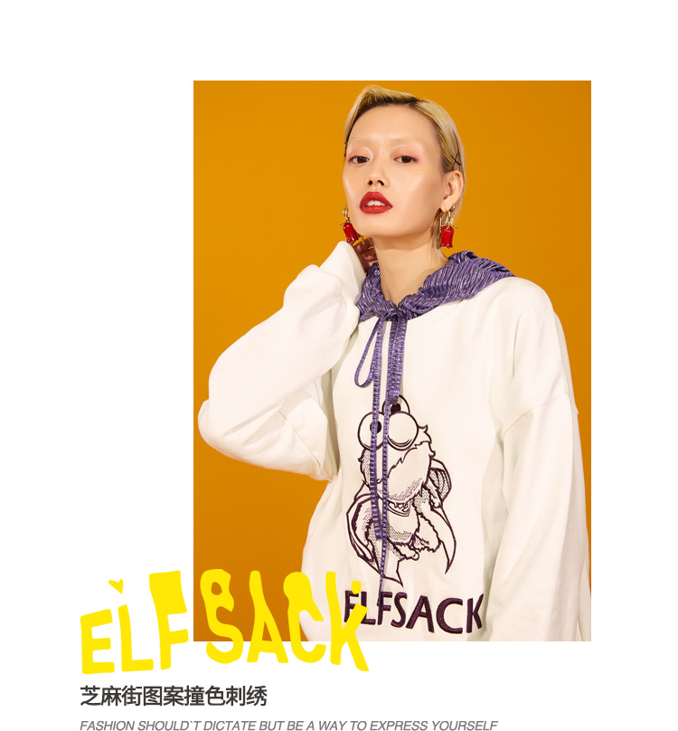 Sweatshirt femme SAC  POCHE FEERIQUE en Coton - Ref 3216178 Image 20