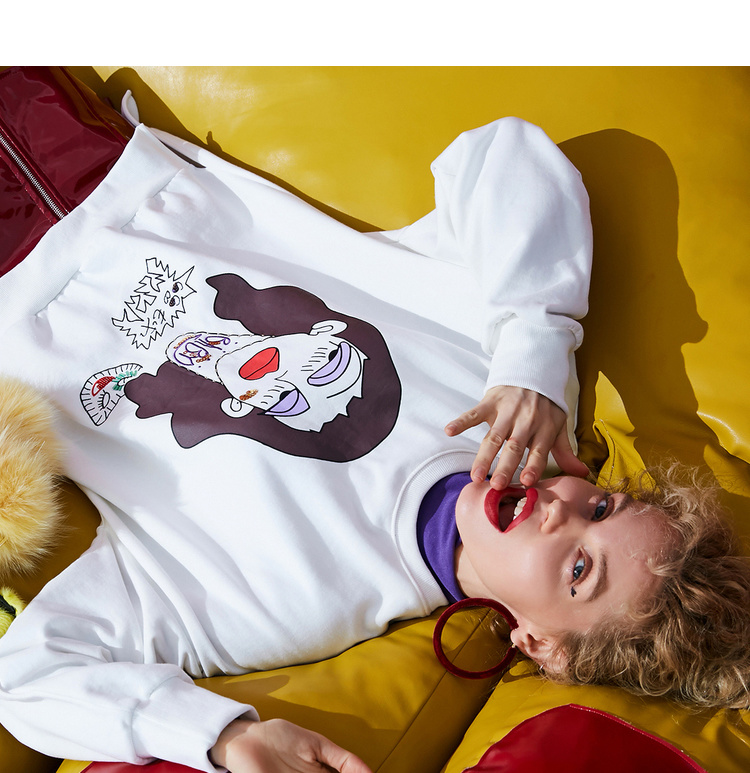 Sweatshirt femme SAC  POCHE FEERIQUE en Coton - Ref 3216106 Image 36