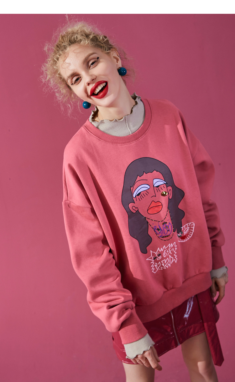 Sweatshirt femme SAC  POCHE FEERIQUE en Coton - Ref 3216106 Image 20