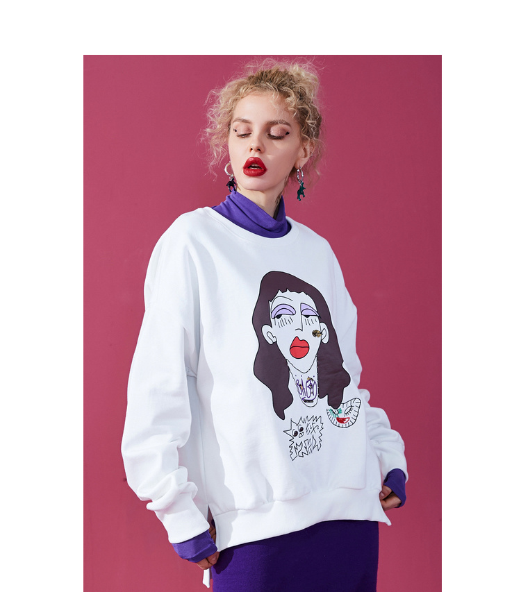 Sweatshirt femme SAC  POCHE FEERIQUE en Coton - Ref 3216106 Image 40
