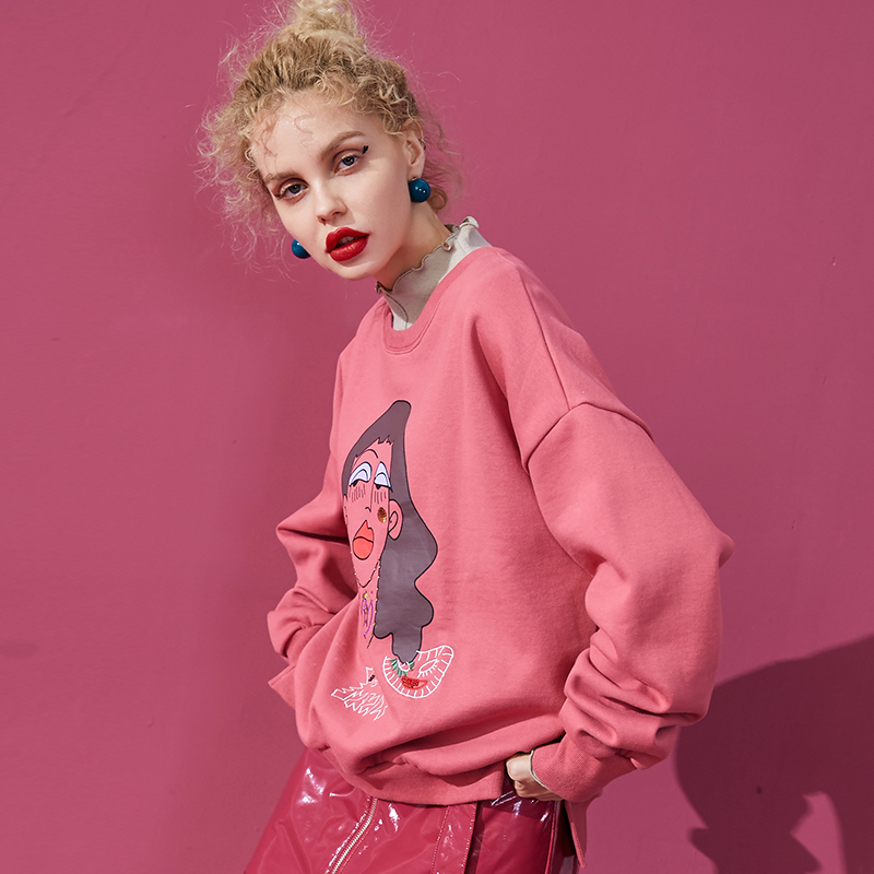 Sweatshirt femme SAC  POCHE FEERIQUE en Coton - Ref 3216106 Image 3