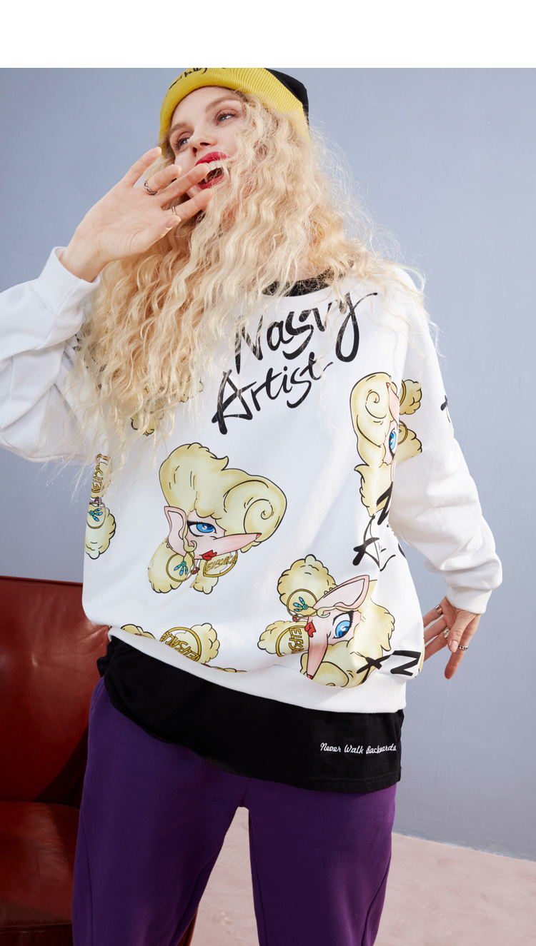 Sweatshirt femme SAC  POCHE FEERIQUE en Coton - Ref 3216946 Image 23