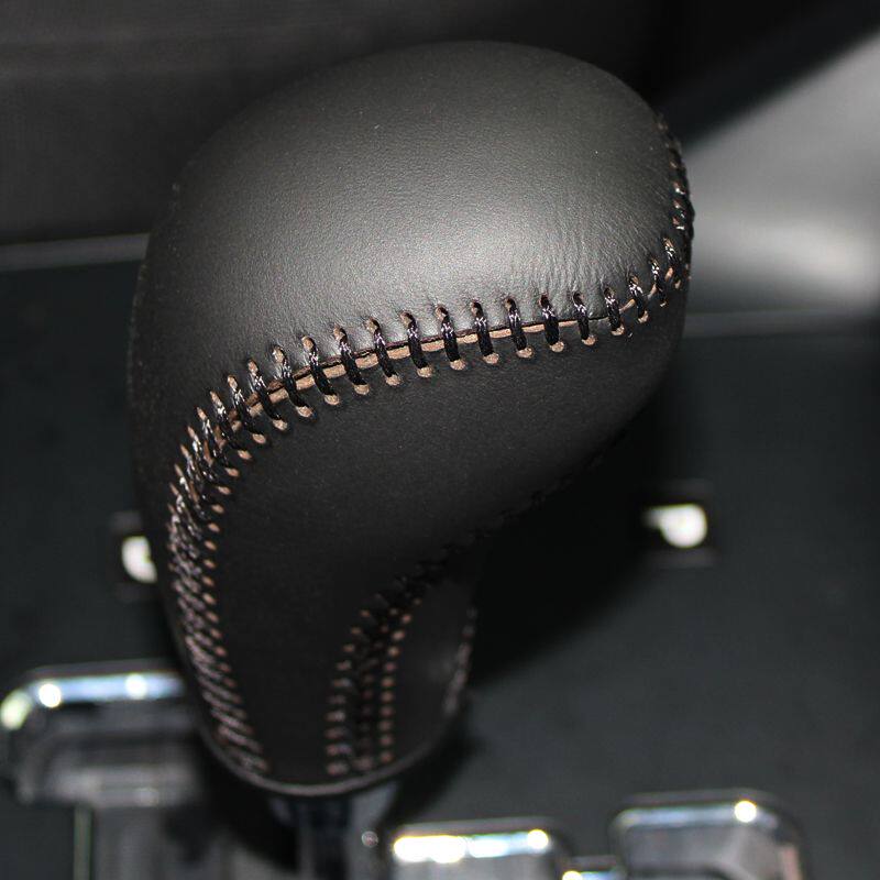 Hyundai IX35 brand new Shengda Ge Rui Rui automatic leather hand-sewn gear head gear cover special leather