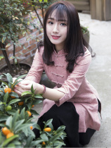 Tang dress Chinese style womens clothing improved version of womens fashion Cheongsam style on the small man tea dress Zen suit National Chinese womens clothing