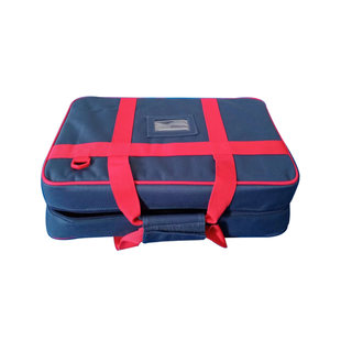 残疾人比赛专用硬地滚球比赛皮革滚球 盲人专用球红蓝白颜色球