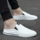 Giày vải mùa hè 2018 new breathable Hàn Quốc phiên bản của giản dị hoang dã một xu hướng bàn đạp nhỏ màu trắng giày giày lười nam giày thể thao nam adidas