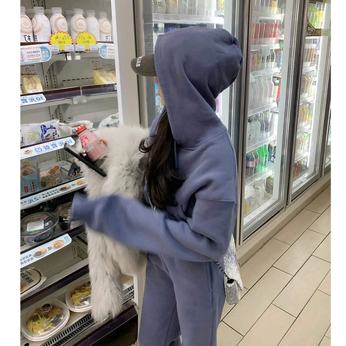 Спортивный небольшой зимний комплект для отдыха, изысканный стиль, в западном стиле, в стиле Шанель