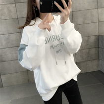 Sweatshirt Womens loose Korean version 2022 New spring Fashion plus suede thickened autumn and winter 100 lap up clothes-ins