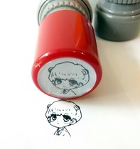  Creative gifts school supplies fan exclusive tfboys Wang Junkai Wang Yuan Yee Yee Qianxi round seal name stamp