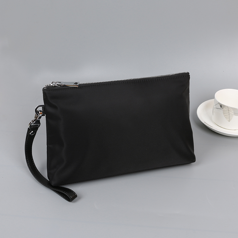 Casual Hand Grab Bag Male Canvas Oxford Spun Envelope Clip Nylon Business Large Capacity Hand Holding Bag Men's Small Hand Grip Bag Tide