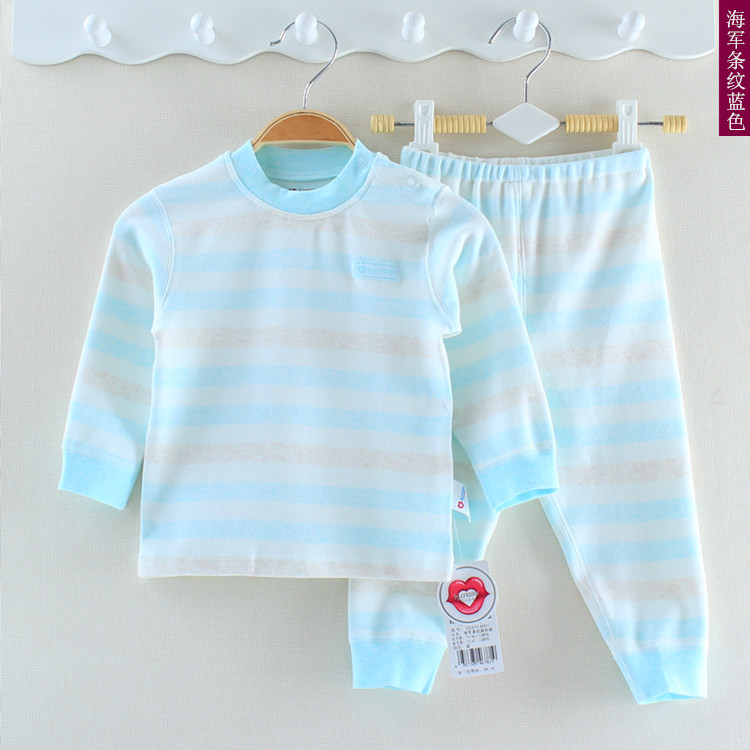 Bộ đồ lót cotton dày cho bé Lolo cho bé trai và bé gái mùa thu quần áo trẻ em 0-6 tuổi đồ vest bé trai