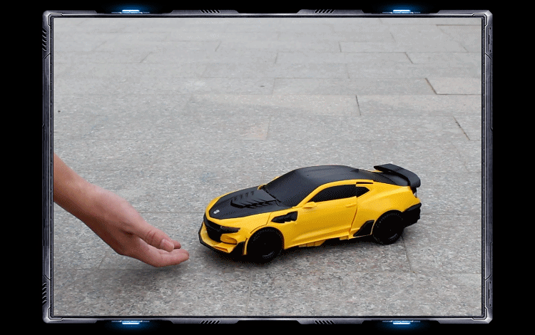 Máy biến áp từ xa chính hãng Toy Boy Bumblebee Optimus Prime Robot Model Model Gold Gold - Gundam / Mech Model / Robot / Transformers mô hình gundam build divers