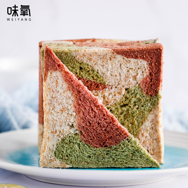 Flavor oxygen whole wheat bread saccharin-free rye low 0 coarse cereals fat calorie breakfast toast fitness food
