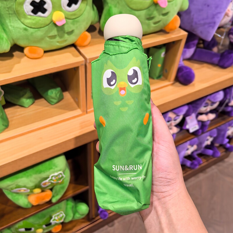 Miniso Famous Brand Duolingo Fun 50% off Sun Protection Umbrella Miniso Famous Brand Duolingo Fun 50% off Sun Protection Umbrella