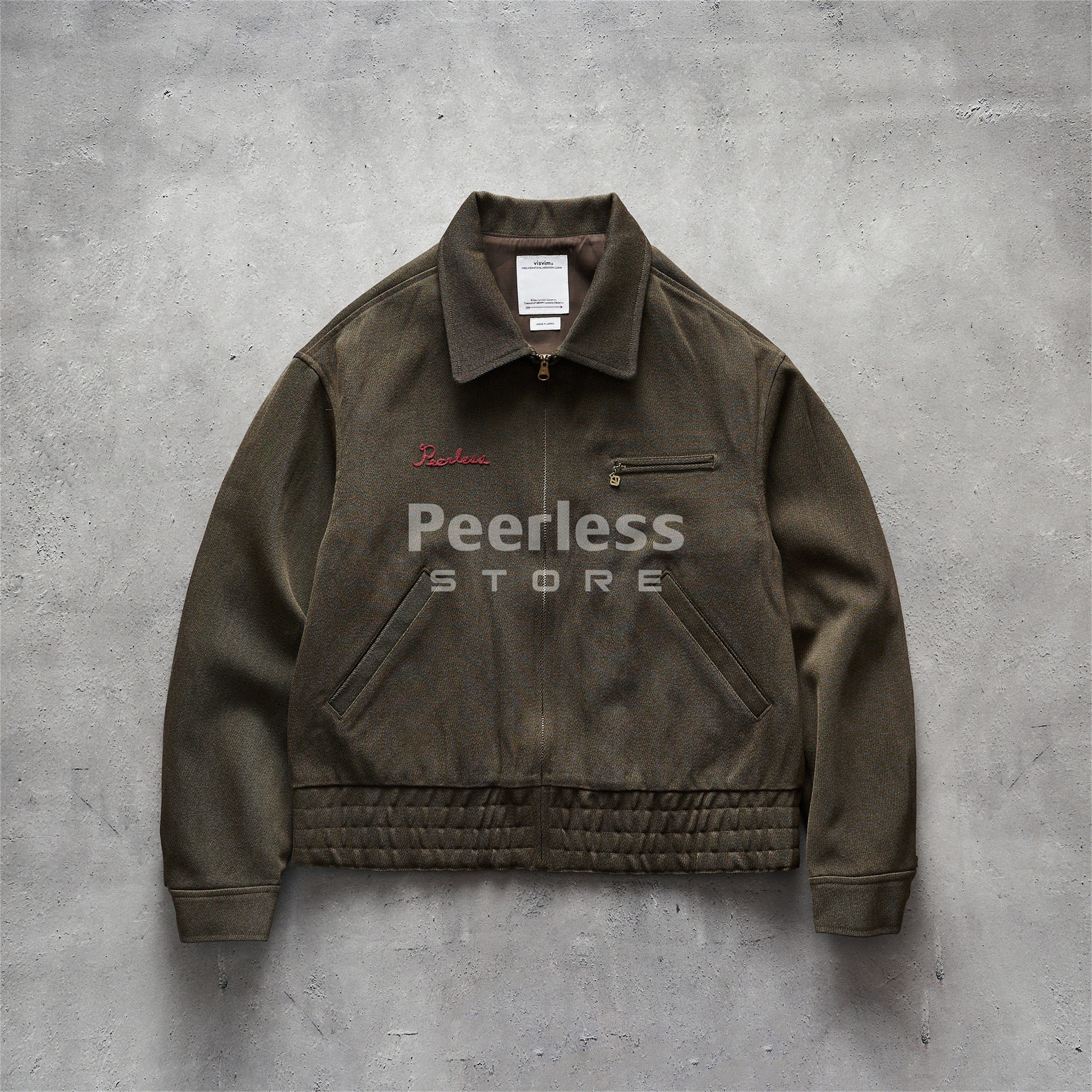 现货VISVIM RUDY SB BLOUSON 日本制字母刺绣口袋夹克24aw