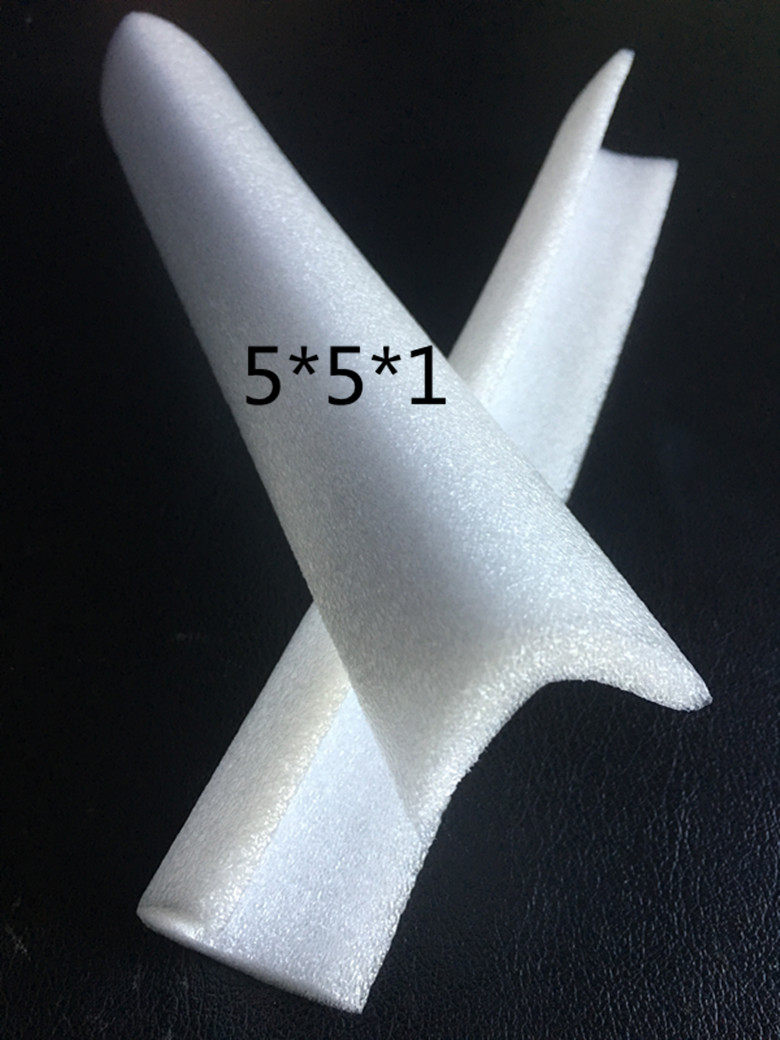 EPE Pearl Cotton Wrapping Edge Guard Bar L Type Shockproof Foam Padding Express Home Innate Porcelain Packaging Foam Strips