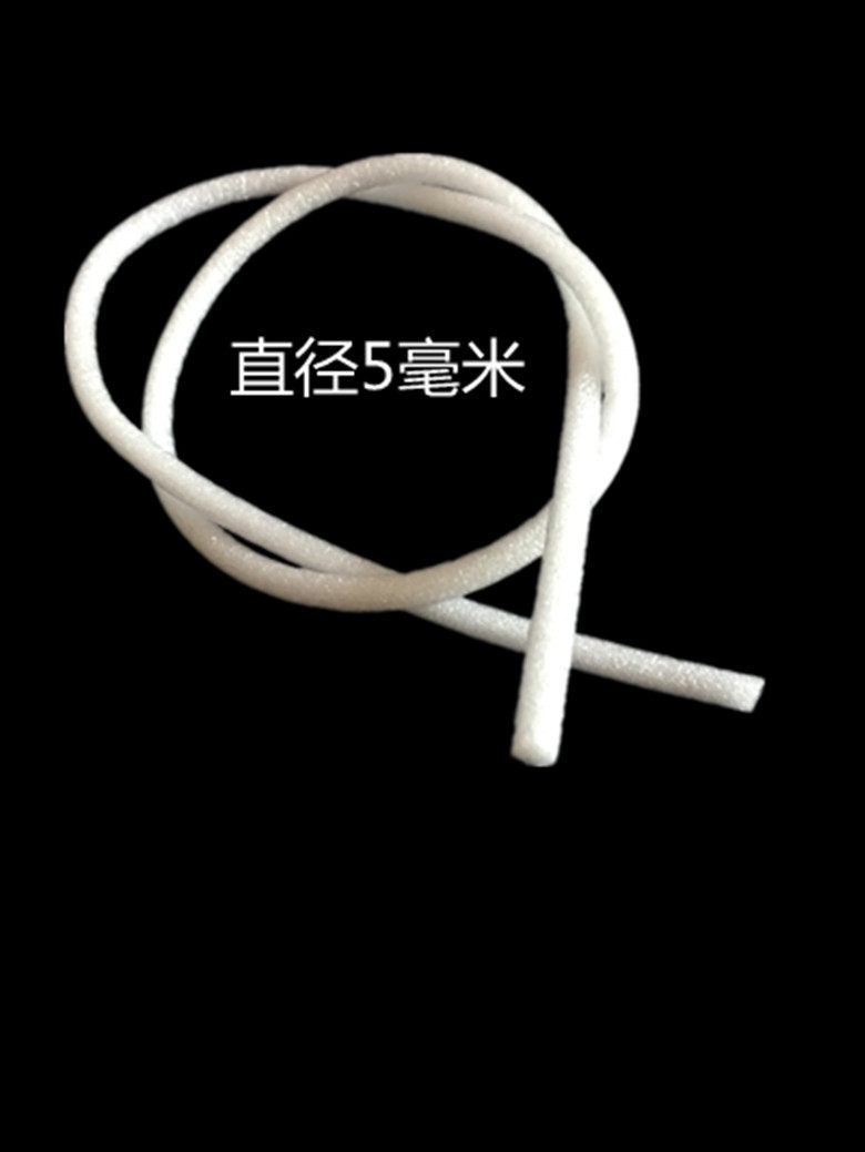 EPE pearl cotton solid rod foam rod foam round strip glass card seam curtain wall filling foam strip 5mm1000 meters