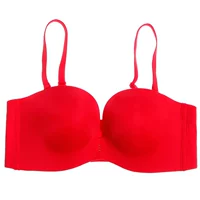 Mani Fen Glossy Half Cup Vô hình liền mạch Thép mềm Bra Bra Ổn định Trượt khỏi Vai Đồ lót Nữ 20810669 áo lót thời trang