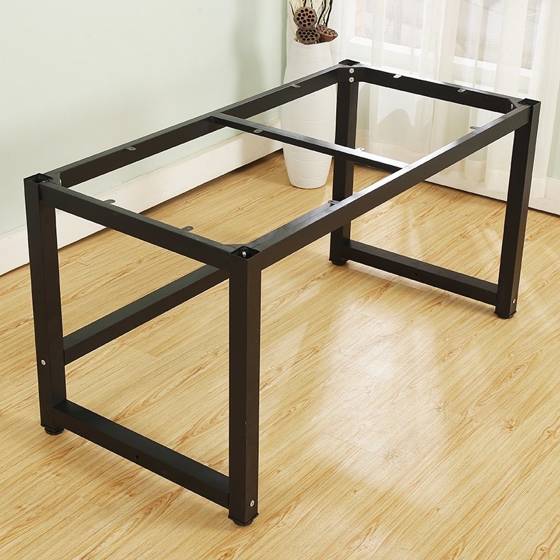 Coffee table dining table legs New tea table office desk bar iron iron table legs Household large plate bracket tripod