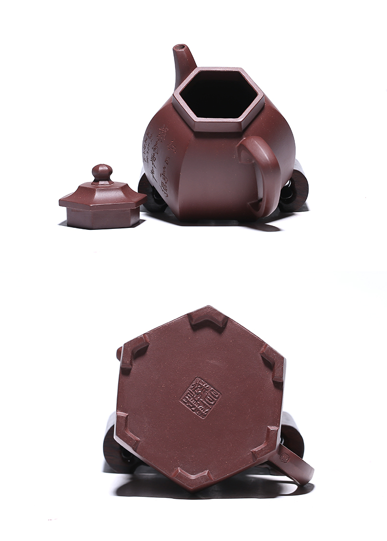 Yixing ceramic story it pure manual master famous authentic tea tea teapot capacity of the National People 's meets