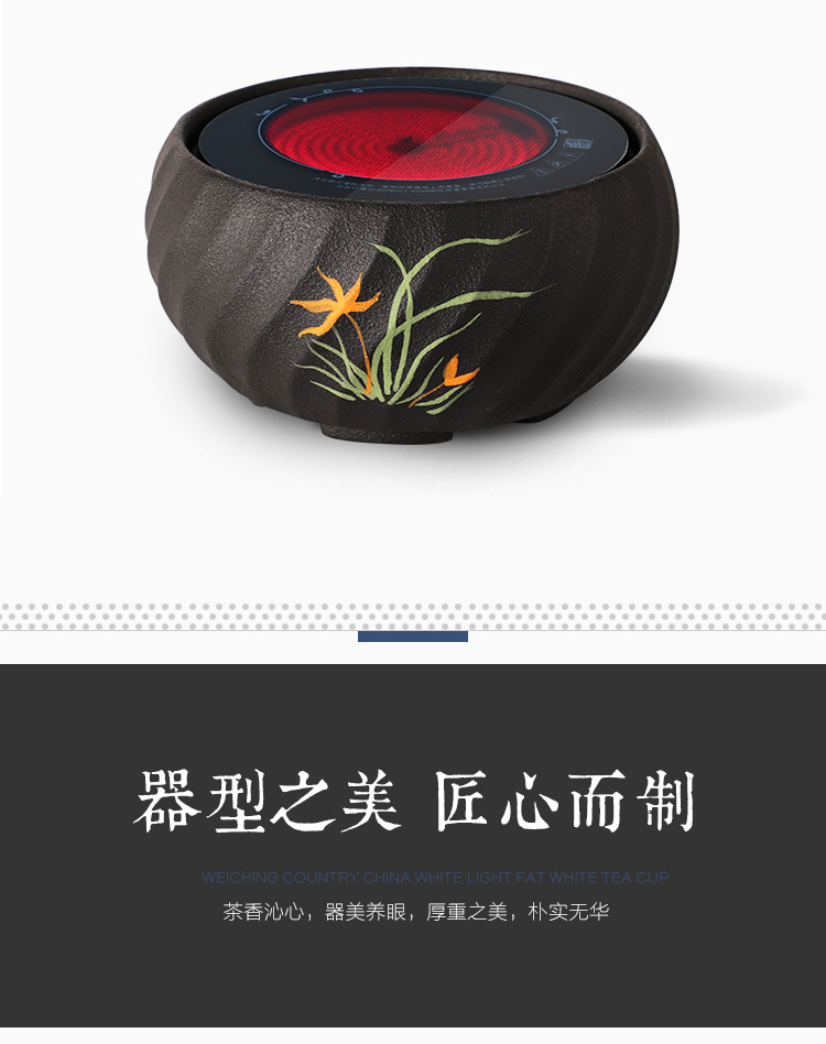 Electric TaoLu boiling tea is tea stove kung fu tea accessories small quiet household glass pot of iron pot of tea