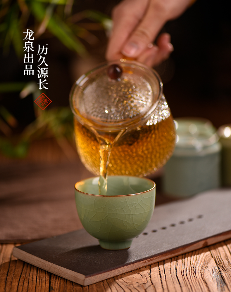 Celadon ceramics story master cup single kung fu tea tea set ceramic sample tea cup small bowl