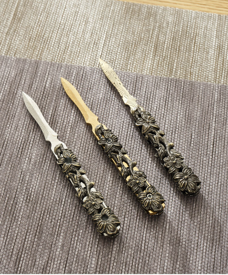 Ceramic story tea sets accessories 6 gentleman) filter pu - erh tea knife ChaZhen clip tea spoon