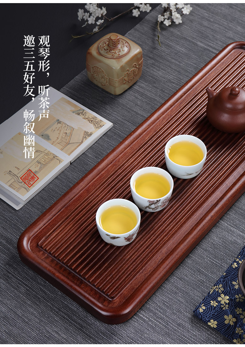 Ceramic story hua limu tea tray was wet mercifully machine dry tea contracted solid wood drainage home kung fu tea tea set