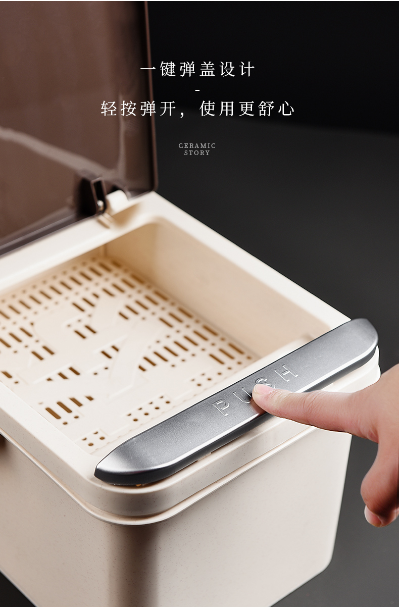 Ceramic story intellisense dross barrels tea accessories tea filter household wastewater tank tea bucket bucket
