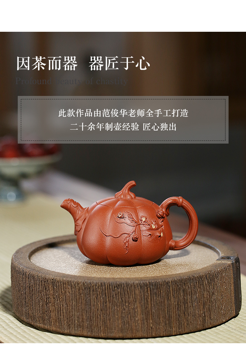 Yixing ceramic story it pure manual master famous authentic tea tea teapot capacity of the National People 's meets