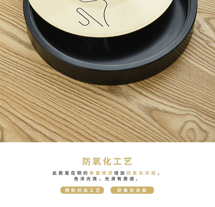 Ceramic tea tray was Japanese zen story's brass dry tea sets tea saucer sea water household creative kung fu tea set