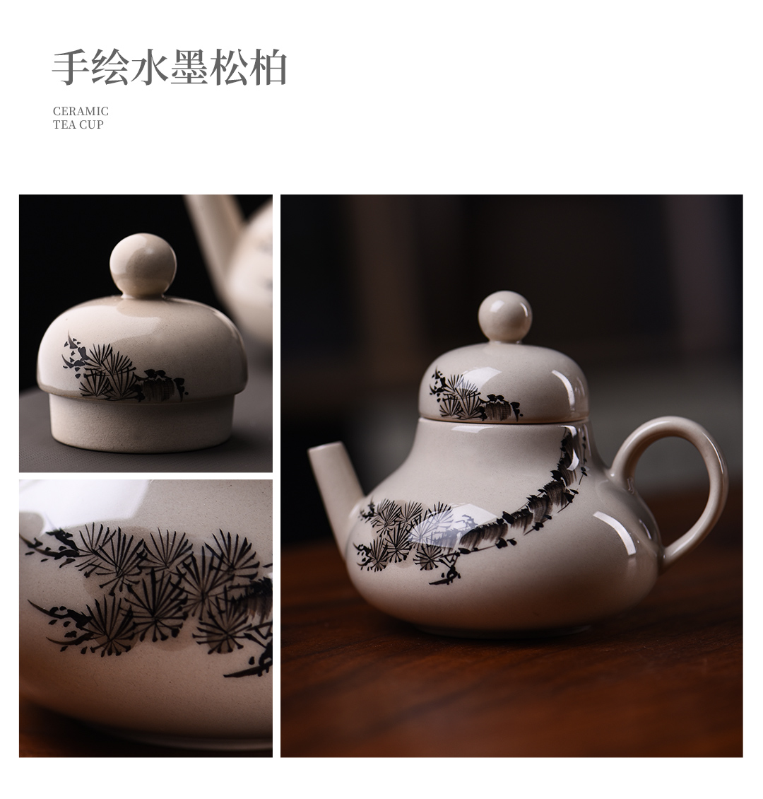 The Story of pottery and porcelain tea sets of household light cup high - grade gift boxes and decoration of Chinese style office receive a visitor kung fu tea set