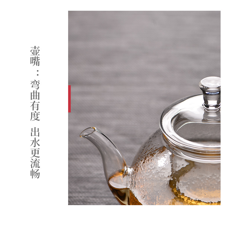 Ceramic teapot story single pot of heat - resistant glass home tea filter teapot little teapot tea set