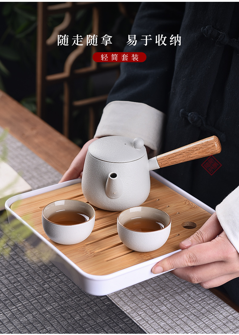 The Story of pottery and porcelain tea set home sitting room office receives a visitor mercifully tea a little Chinese style tea sets tea tray