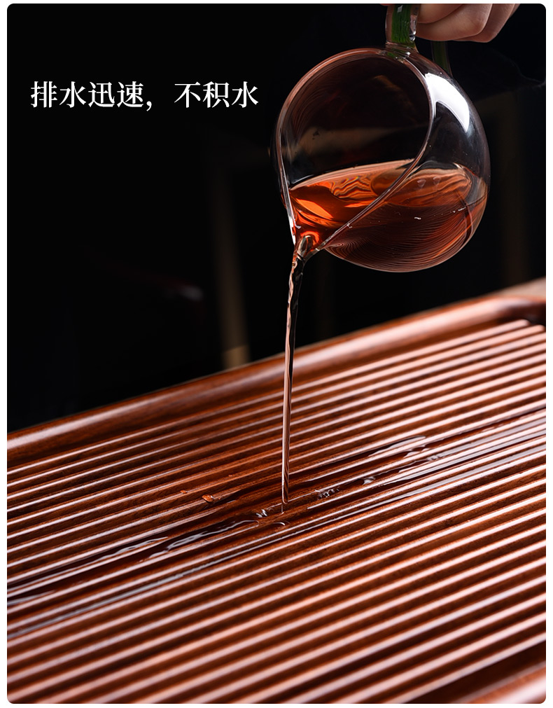 Ceramic story the whole piece of hua limu tea tray was solid wood home bakelite kung fu tea set drainage dry tea sets tea sea