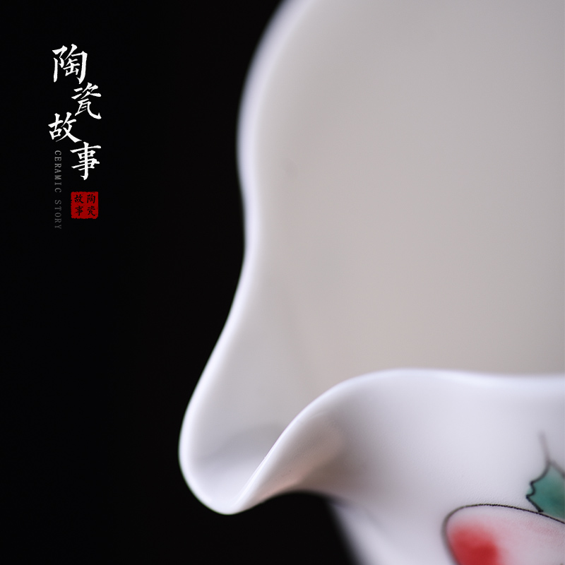 Ceramic fair story of jingdezhen porcelain cup home Japanese tea filter points kung fu tea accessories