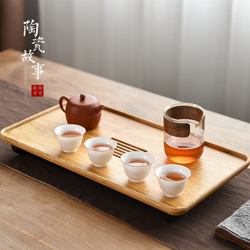 Купить поднос для чайной церемонии Керамическая история чая-лоток ...