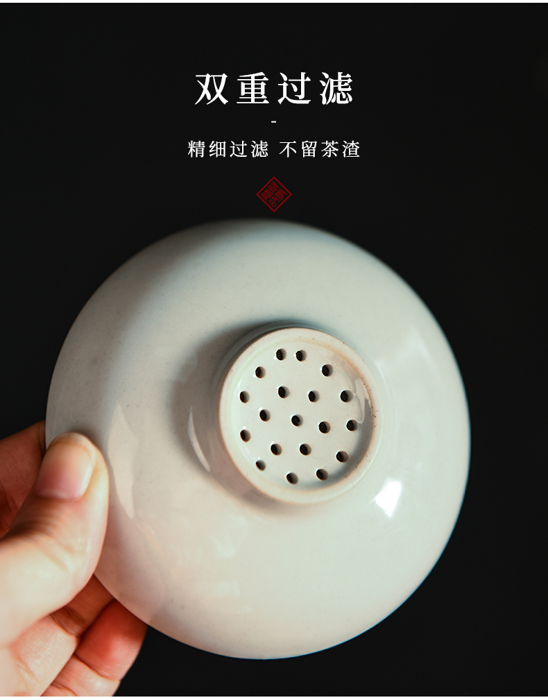 Story) tea filter which ceramic tea filter an artifact.net stainless steel ceramic tea tea set insulation parts