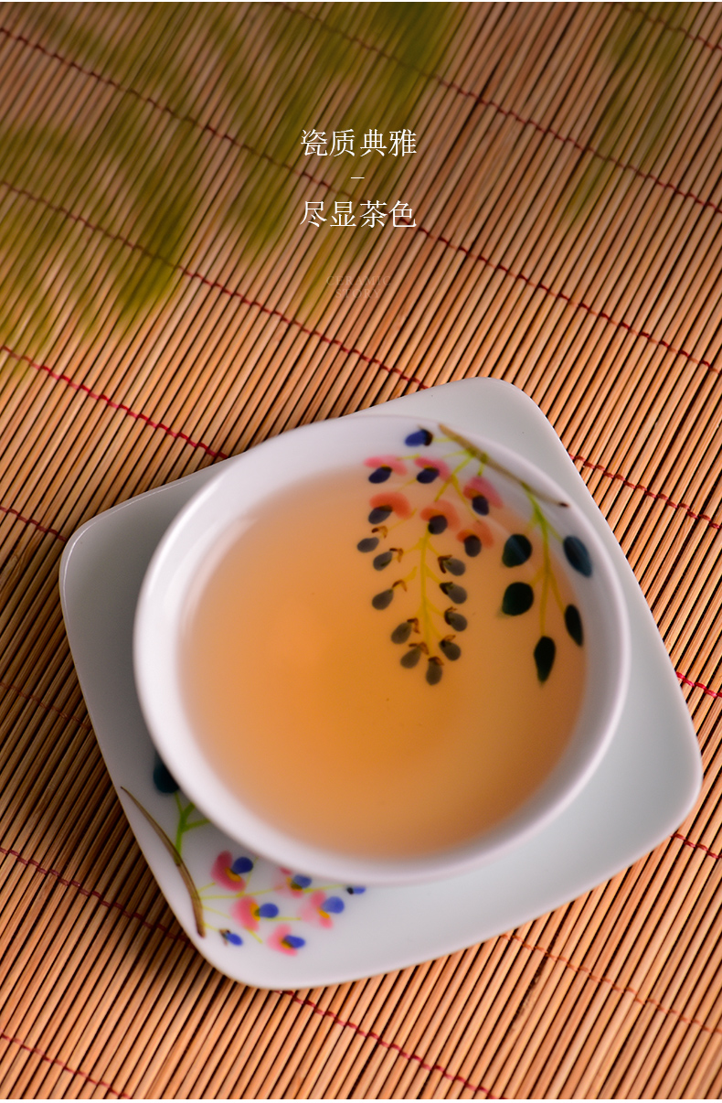 The Story of pottery and porcelain teacup personal special kung fu tea cup pure hand draw sample tea cup but small tea masters cup
